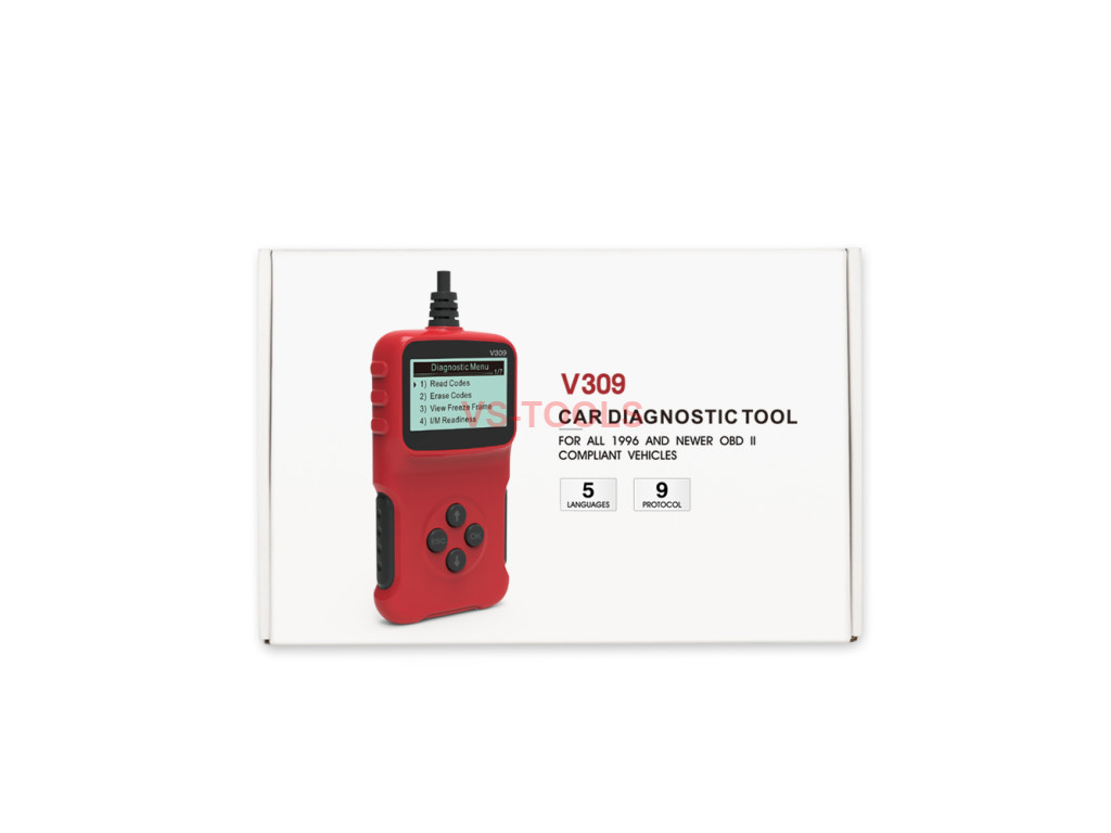 V309 Engine Light Diagnostics OBD2 OBDII Car Scanner Code